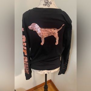 Victoria’s Secret PINK bling long sleeve t shirt
